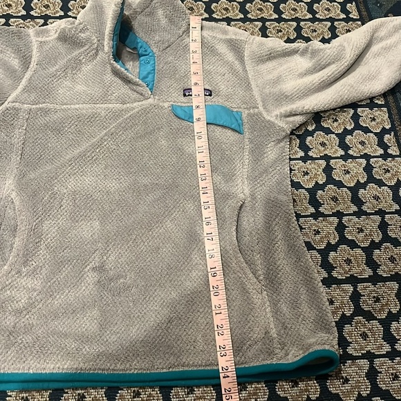 Patagonia Re-Tool Half-Snap Pullover Jacket Gray Teal - Picture 5 of 7